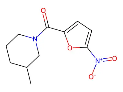 (3-Methylpiperidin-1-yl)-(5-nitrofuran-2-yl)methanone structure