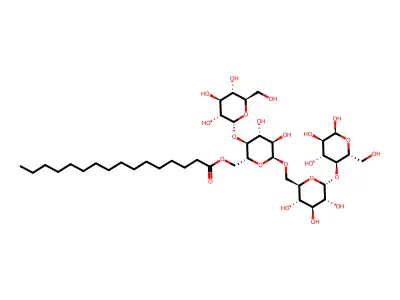 O-Palmitoylpullulan structure