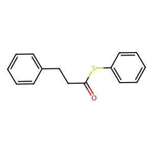 S-Phenyl 3-phenylpropanethioate structure