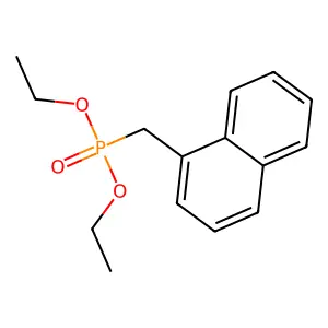 Diethyl P-(1-naphthalenylmethyl)phosphonate structure