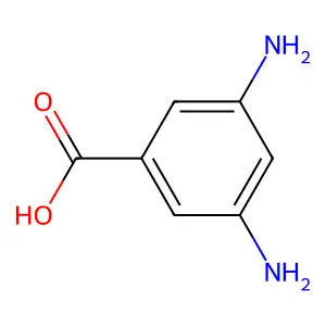 3,5-Diaminobenzoic acid structure