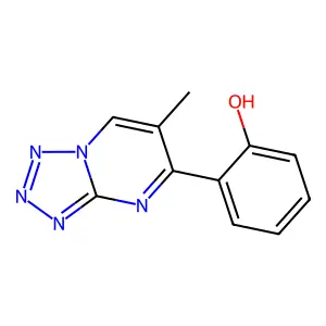 2-(6-Methyltetrazolo[1,5-a]pyrimidin-5-yl)phenol structure