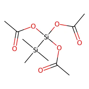 2,2,2-Trimethyldisilane-1,1,1-triyl triacetate structure