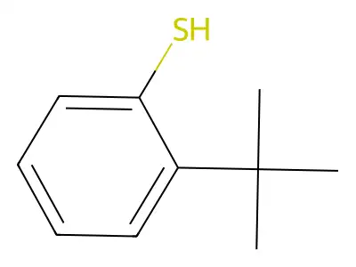 2-Tert-butylthiophenol structure