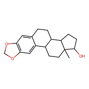 2-Hydroxyestradiol 2,3-methylene ether structure