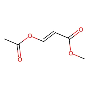 Methyl 3-acetoxyacrylate structure