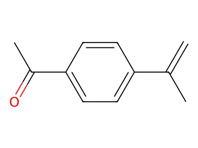p-Isopropenylacetophenone structure
