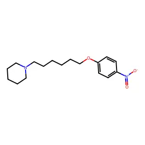 1-[6-(4-Nitrophenoxy)hexyl]piperidine structure