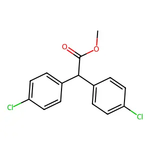 Methyl bis(p-chlorophenyl)acetate structure
