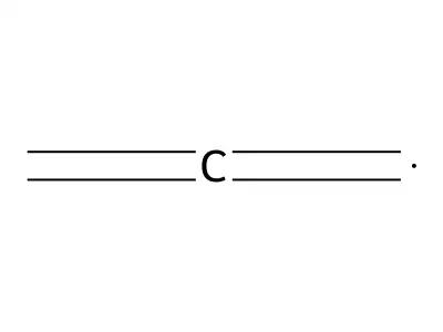 Propargyl radical structure