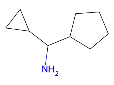 1-Cyclopentyl-1-cyclopropylmethanamine structure