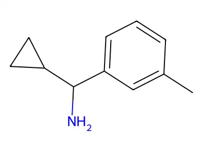 Cyclopropyl(3-methylphenyl)methanamine structure