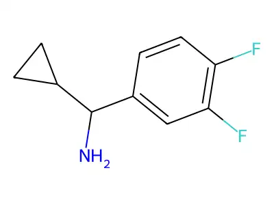 Cyclopropyl(3,4-difluorophenyl)methanamine structure