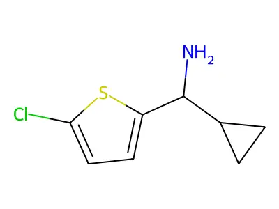1-(5-Chlorothiophen-2-yl)-1-cyclopropylmethanamine structure