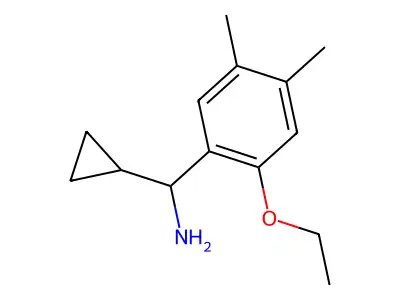 1-Cyclopropyl-1-(2-methoxyphenyl)methanamine structure