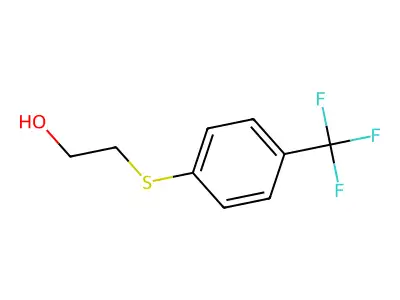 4-Trifluoromethylphenylthioethanol structure