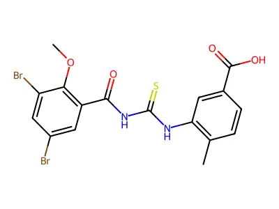 3-[[[ AMINO]THIOXOMETHYL]AMINO]-4-METHYL-BENZOICACID structure