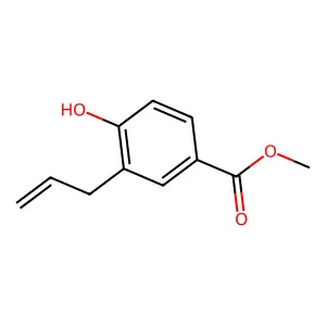 Methyl 3-allyl-4-hydroxybenzoate structure