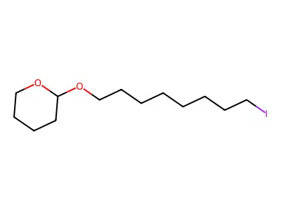 2H-Pyran, tetrahydro-2-[(8-iodooctyl)oxy]- structure
