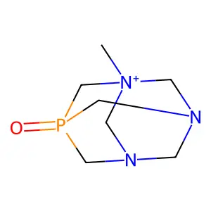 1-Methyl-1lambda(5),3,5-triaza-7-phosphatricyclo(3.3.1.1(3,7))decane 7-oxide structure