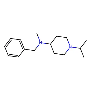 N-benzyl-N-methyl-1-propan-2-ylpiperidin-4-amine structure