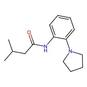 3-甲基-N-(2-吡咯烷-1-基苯基)丁酰胺 structure
