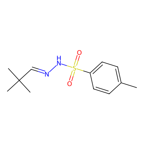 N'-[(1E)-2,2-dimethylpropylidene]-4-methylbenzene-1-sulfonohydrazide structure