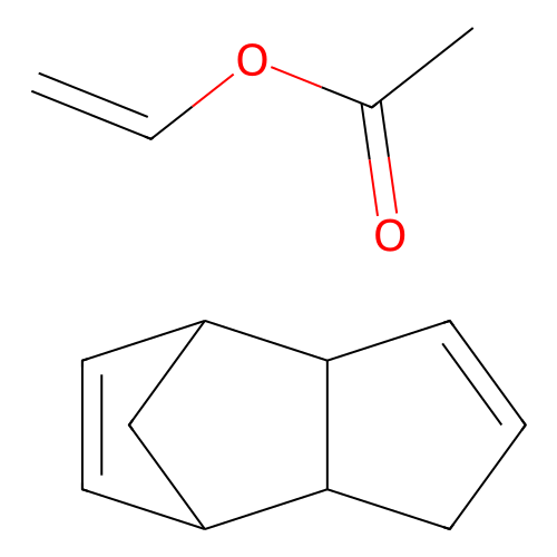 Ethenyl acetate--3a,4,7,7a-tetrahydro-1H-4,7-methanoindene (1/1) structure