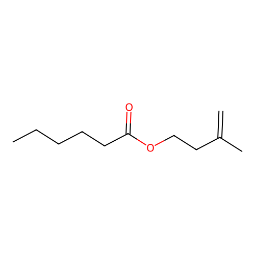 3-Methyl-3-butenyl hexanoate structure