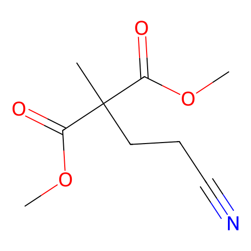 InChI=1/C9H13NO4/c1-9(5-4-6-10,7(11)13-2)8(12)14-3/h4-5H2,1-3H structure
