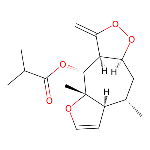 6-O-Isobutyryl-butyrylhelenalin structure