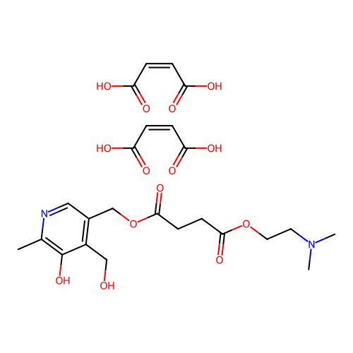 Pirisudanol dimaleate structure