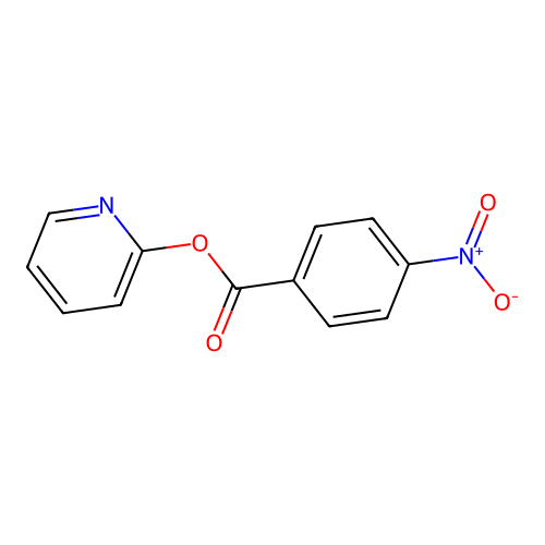 Pyridin-2-yl 4-nitrobenzoate structure