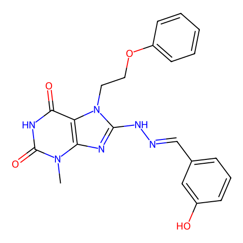 C21H20N6O4 structure