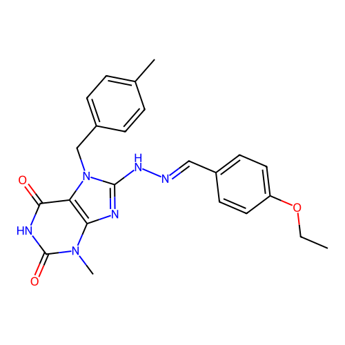 C23H24N6O3 structure