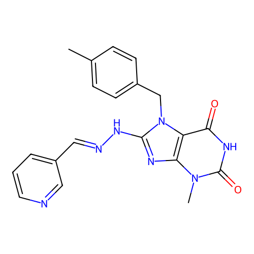 C20H19N7O2 structure