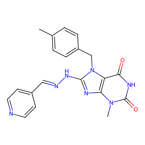 C20H19N7O2 structure