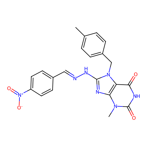 C21H19N7O4 structure