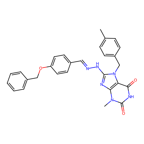 C28H26N6O3 structure