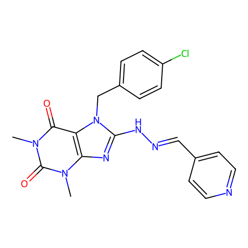 C20H18ClN7O2 structure