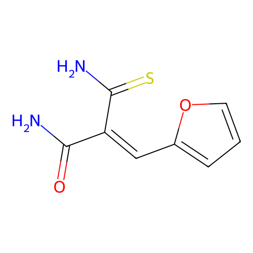 (Z)-3-Furan-2-yl-2-thiocarbamoyl-acrylamide structure