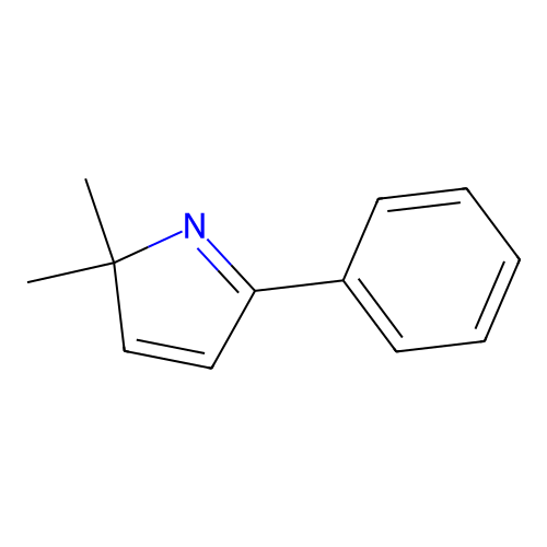 2,2-Dimethyl-5-phenyl-2H-pyrrole structure