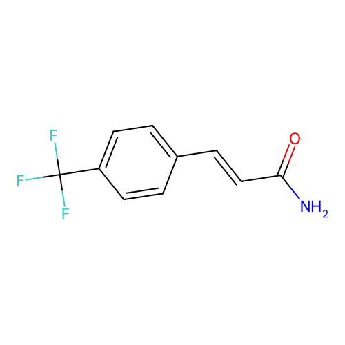 4-(Trifluoromethyl)-cinnamamide structure