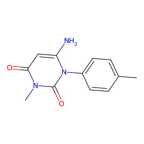 6-Amino-3-methyl-1-(4-methylphenyl)-2,4(1H,3H)-pyrimidinedione structure