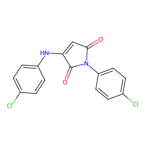 1-(4-chlorophenyl)-3-((4-chlorophenyl)amino)-1H-pyrrole-2,5-dione structure