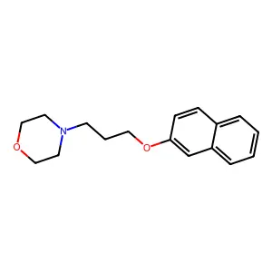 4-(3-Naphthalen-2-yloxypropyl)morpholine structure