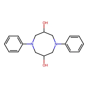 1,5-Diphenyl-1,5-diazocane-3,7-diol structure