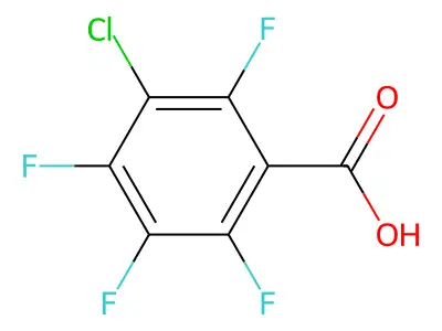 3-Chloro-2,4,5,6-tetrafluorobenzoic acid structure