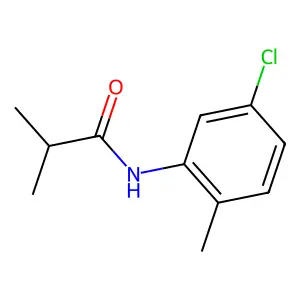 N-(5-chloro-2-methylphenyl)-2-methylpropanamide structure