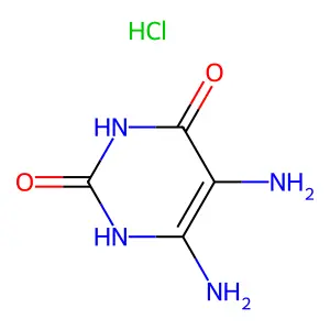 5,6-Diamino-2,4-dihydroxypyrimidine monohydrochloride structure